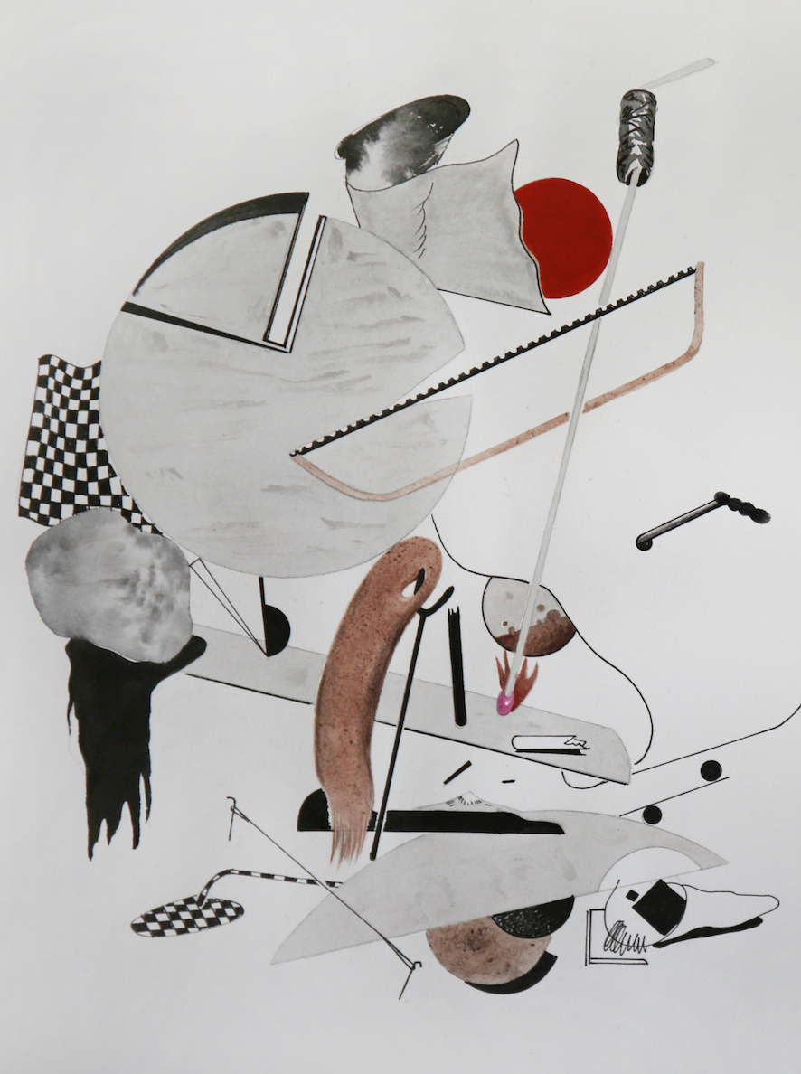 sketch for constructive walldrawing